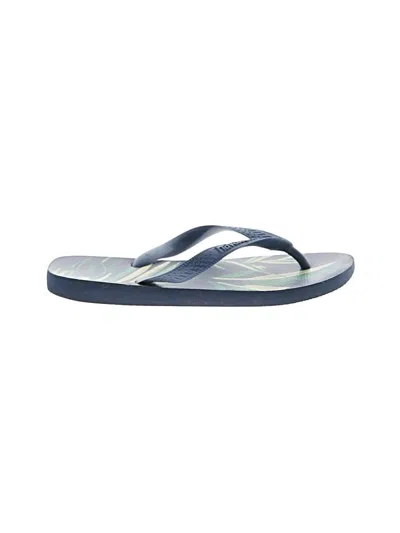Pre-owned Havaianas Flip Flops In Blue