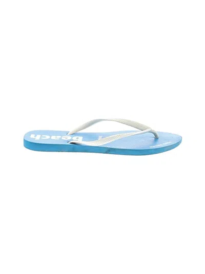 Pre-owned Havaianas Flip Flops In Blue