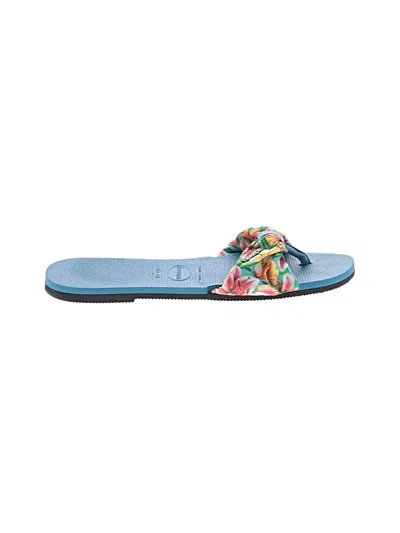 Pre-owned Havaianas Flip Flops In Blue