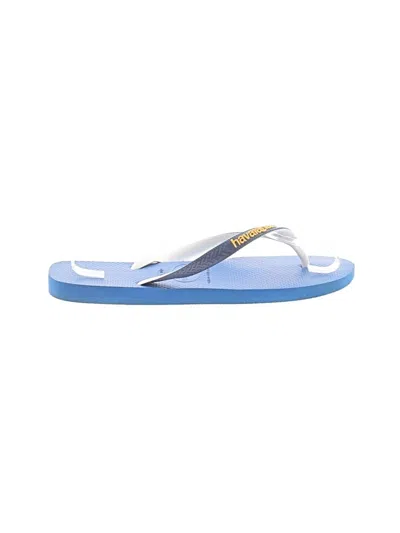 Pre-owned Havaianas Flip Flops In Blue