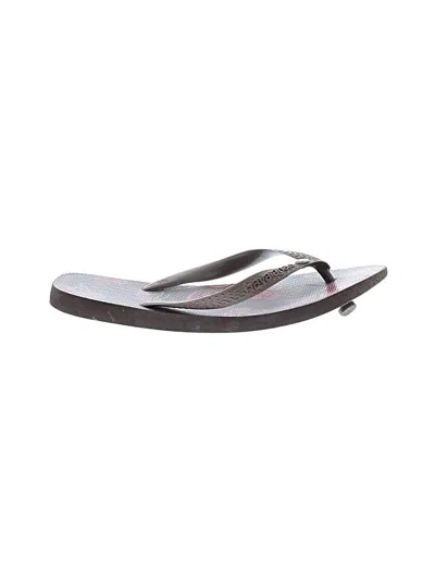 Pre-owned Havaianas Flip Flops In Brown