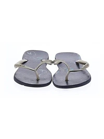 Pre-owned Havaianas Flip Flops In Gold