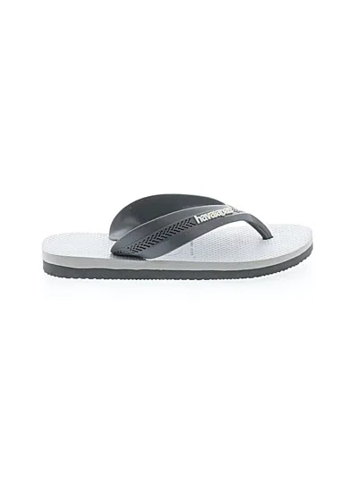 Pre-owned Havaianas Kids' Flip Flops In Gray