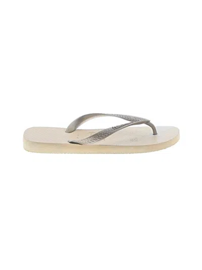 Pre-owned Havaianas Flip Flops In Gray