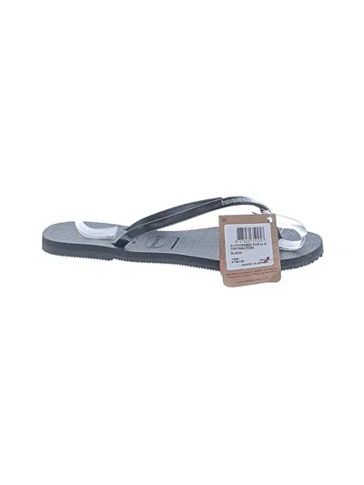 Pre-owned Havaianas Flip Flops In Gray
