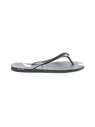 Pre-owned Havaianas Flip Flops In Gray