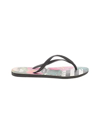 Pre-owned Havaianas Flip Flops In Green