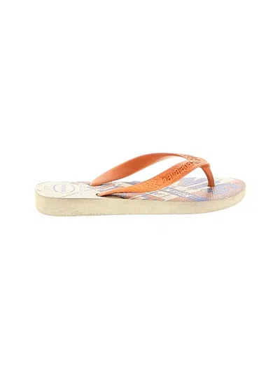 Pre-owned Havaianas Kids' Flip Flops In Orange
