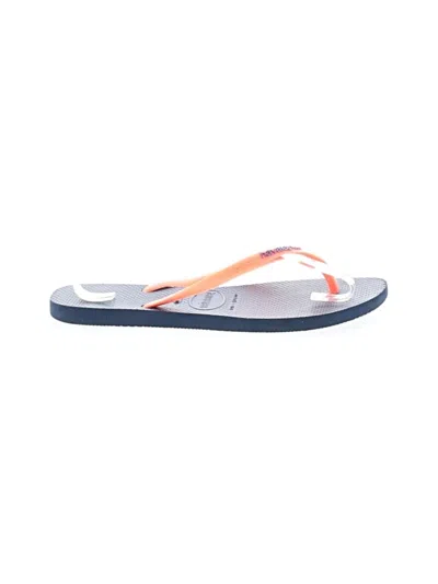 Pre-owned Havaianas Flip Flops In Orange