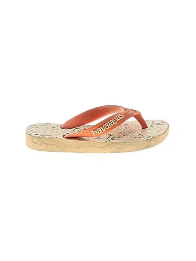 Pre-owned Havaianas Kids' Flip Flops In Orange