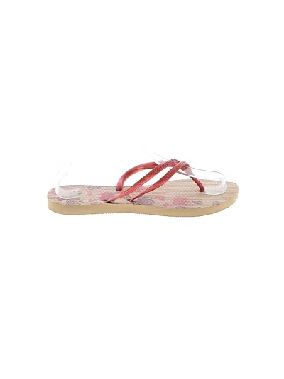 Pre-owned Havaianas Flip Flops In Pink