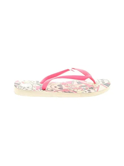 Pre-owned Havaianas Flip Flops In Pink