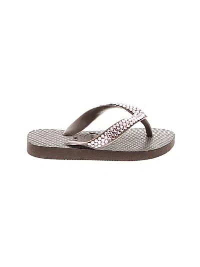 Pre-owned Havaianas Kids' Flip Flops In Pink