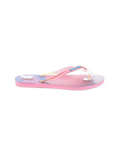Pre-owned Havaianas Flip Flops In Pink