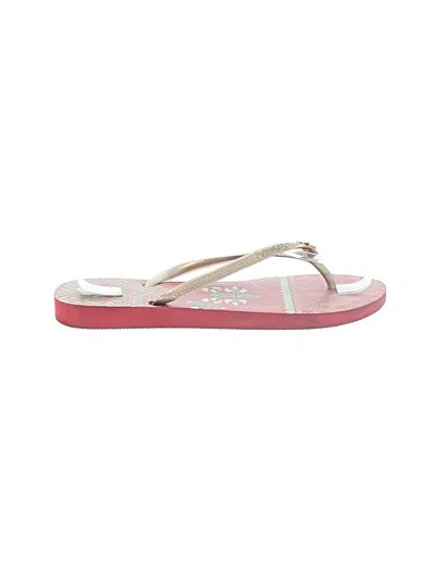 Pre-owned Havaianas Flip Flops In Pink