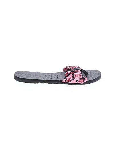 Pre-owned Havaianas Flip Flops In Pink