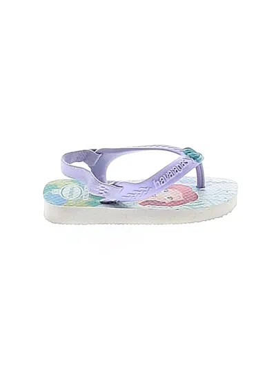 Pre-owned Havaianas Kids' Flip Flops In Purple