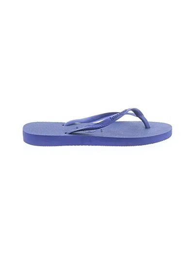 Pre-owned Havaianas Kids' Flip Flops In Purple