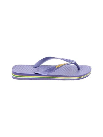 Pre-owned Havaianas Flip Flops In Purple