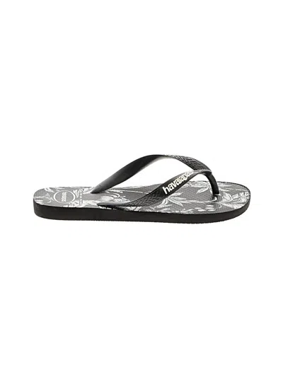 Pre-owned Havaianas Flip Flops In Silver