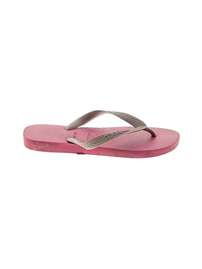 Pre-owned Havaianas Flip Flops In Tan