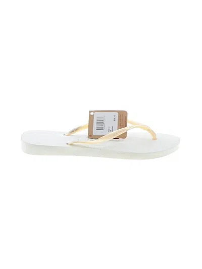 Pre-owned Havaianas Flip Flops In White