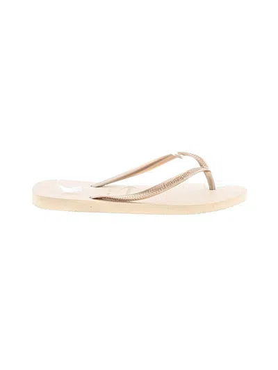 Pre-owned Havaianas Flip Flops In White