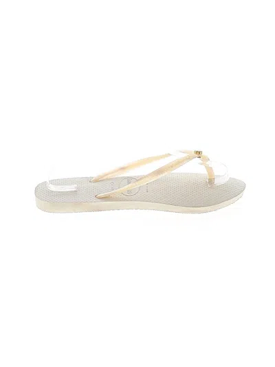 Pre-owned Havaianas Flip Flops In White