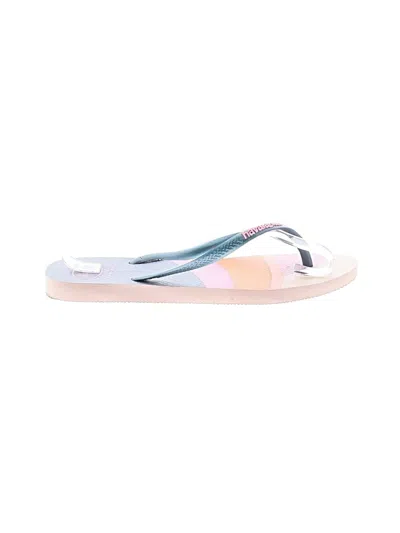 Pre-owned Havaianas Flip Flops In White