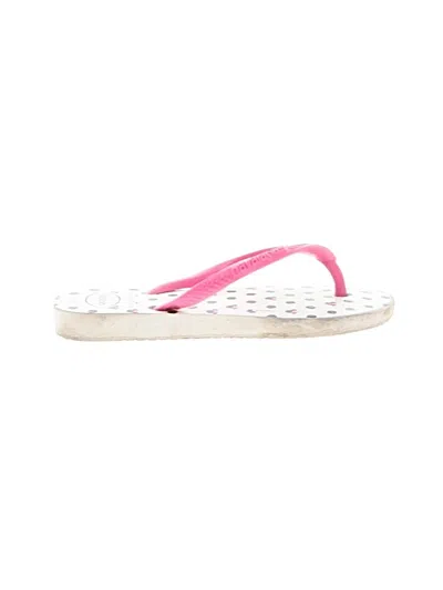 Pre-owned Havaianas Kids' Flip Flops In White