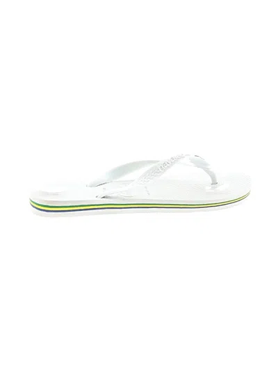 Pre-owned Havaianas Flip Flops In White