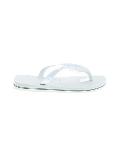 Pre-owned Havaianas Flip Flops In White