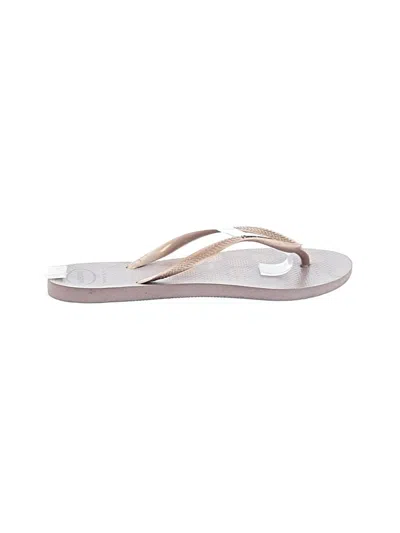 Pre-owned Havaianas Flip Flops In White