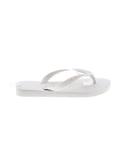 Pre-owned Havaianas Flip Flops In White