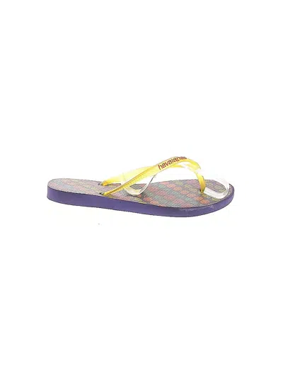 Pre-owned Havaianas Kids' Flip Flops In Yellow