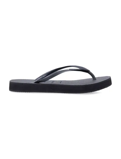 Havaianas Slim Flatform Flip-flops In Black