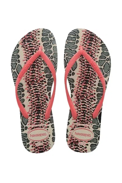 Havaianas Havainas Slim Chinelo Animal Print In Multi