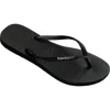Havaianas Havianas Slim Sparkle Flip Flop In Black