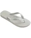 Havaianas Haviannas Women's Round Toe Flip Flops In White