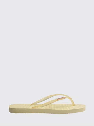 Havaianas ヒールサンダル レディース カラー ベージュ In Yellow