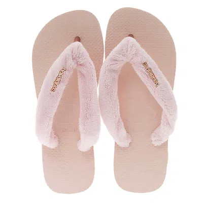 Havaianas Home Fluffy Ballet Rose In Neutral