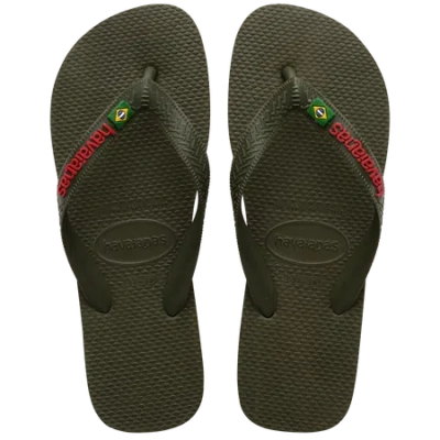 Havaianas Kids Brasil Green In Multi