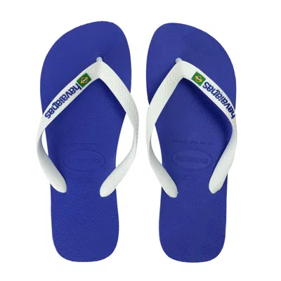 Havaianas Kids Brasil Logo Marine Blue