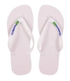 Havaianas Kids Brasil Logo White In Multi