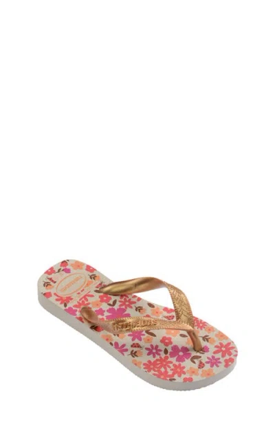 Havaianas Kids' Flores Flip Flop In Multi