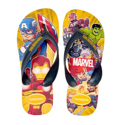 Havaianas Kids Max Marvel Orange Citrus In Multi