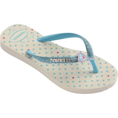 Havaianas Kids' Slim Glitter Sandal In Multi