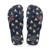 Havaianas Kids Top Nautical Flip Flops Navy Blue In Blue