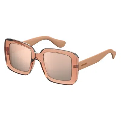 Havaianas Ladies' Sunglasses  Geriba-9r6  53 Mm Gbby2 In Pink
