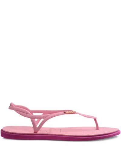 Havaianas Slipper Mit Logo In Pink